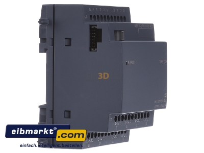 View on the left Siemens Indus.Sector 6ED1055-1FB10-0BA2 PLC digital I/O-module 8In/8Out
