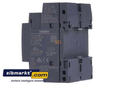 View on the right Siemens Indus.Sector 6ED1055-1FB10-0BA2 PLC digital I/O-module 8In/8Out
