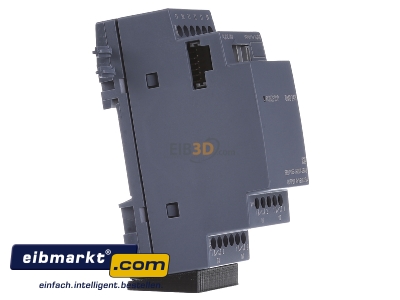 View on the left Siemens Indus.Sector 6ED1055-1HB00-0BA2 PLC digital I/O-module 4In/4Out 
