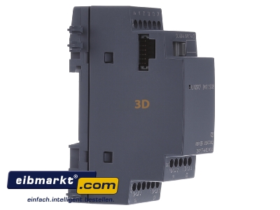 View on the left Siemens Indus.Sector 6ED1055-1MB00-0BA2 PLC digital I/O-module 4In/4Out
