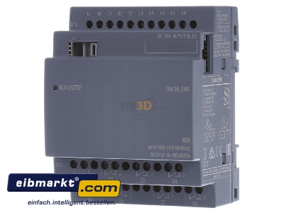 Frontansicht Siemens Indus.Sector 6ED1055-1NB10-0BA2 LOGO!8 erw. Modul 8 DE/8 DA 