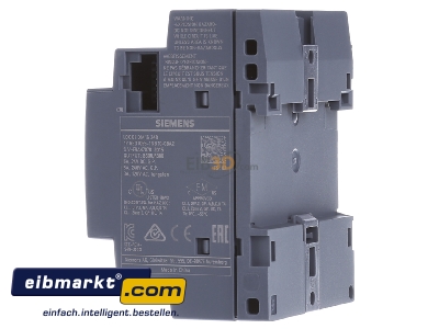 View on the right Siemens Indus.Sector 6ED1055-1NB10-0BA2 PLC digital I/O-module 8In/8Out 
