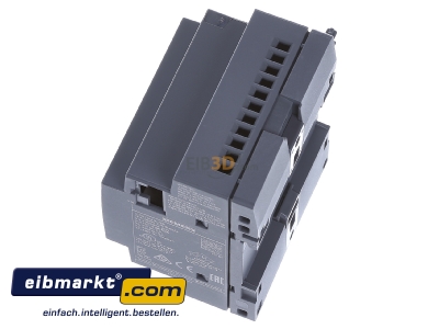 View top right Siemens Indus.Sector 6ED1055-1NB10-0BA2 PLC digital I/O-module 8In/8Out 
