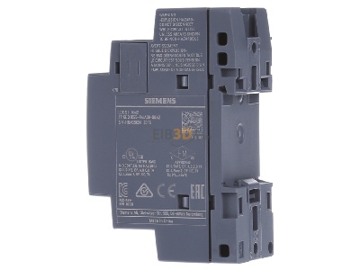 View on the right Siemens Indus.Sector 6ED1055-1MA00-0BA2 PLC analogue I/O-module 2 In / 0 Out 
