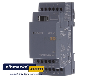 Front view Siemens Indus.Sector 6ED10551MM000BA2 PLC analogue I/O-module 0 In / 2 Out
