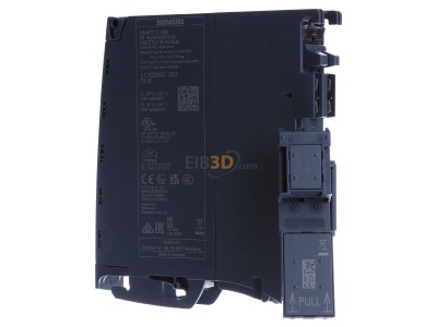 View on the right Siemens 6ES7522-1BH10-0AA0 PLC digital I/O-module 0In/16Out 
