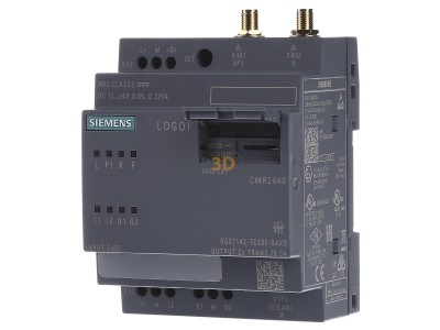 Frontansicht Siemens 6GK7142-7EX00-0AX0 LOGO!8 CMR2040 Kom.modul RJ45 Port 