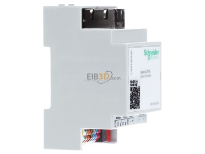 Ansicht links Schneider Electric LSS100200 SpaceLYnk Logiksteuerung EIB, KNX-Bacnet mit 500BACnet-Datenpunkten, 