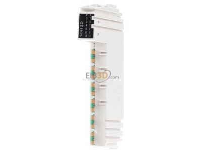 Front view Schneider Electric TM5SDI12D PLC digital I/O-module 12In/0Out 
