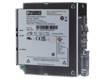 View on the right Phoenix QUINT-PS/96 #2905010 Voltage measuring transformer QUINT-PS/96 2905010
