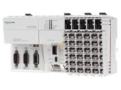 Front view Schneider Electric LMC058LF42 PLC-CPU-module 0V DC 0V AC 
