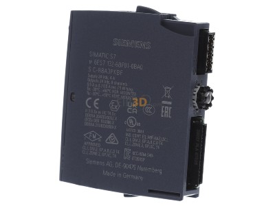 Ansicht rechts Siemens 6ES7132-6BF01-0BA0 Digitales Ausgabemodul DQ 8x24VDC/0.5A 