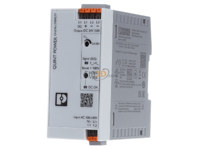 Frontansicht Phoenix QUINT4-PS/#2909577 Stromversorgung 1AC/24DC/3.8/PT QUINT4-PS/2909577