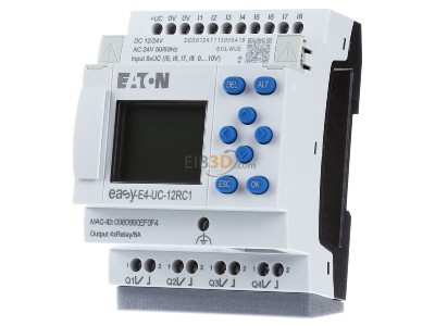 Frontansicht Eaton EASY-E4-UC-12RC1 Steuerrelais 12/24VDC,24VAC 