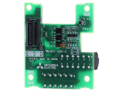 Back view Mitsubishi FR-A8ERS-60 Communication module 
