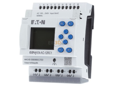 Frontansicht Eaton EASY-E4-AC-12RC1 Steuerrelais 8 digitale Eing�nge 