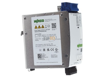 View on the left WAGO 2787-2347 DC-power supply 340...550V/24...28V 
