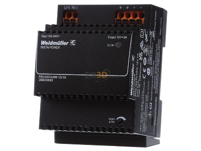 Frontansicht Weidm�ller PROINSTA60W12V5A Stromversorgungen 