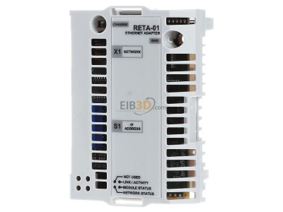 View on the right ABB RETA-01 Communication module 
