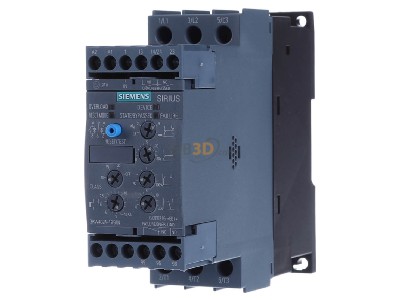 Frontansicht Siemens 3RW4024-1BB04 Sanftstarter Sirius 12,5A 