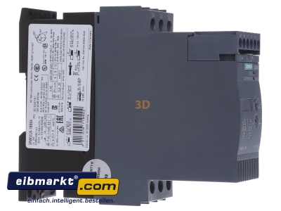 Ansicht links Siemens Indus.Sector 3RW3026-1BB04 Sanftstarter Sirius 25A 