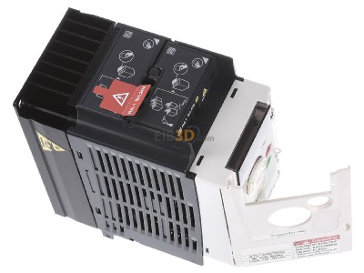 Ansicht oben links Schneider Electric ATV12H075M2 Frequenzumrichter 1ph. 0,75kW 230V IP20 