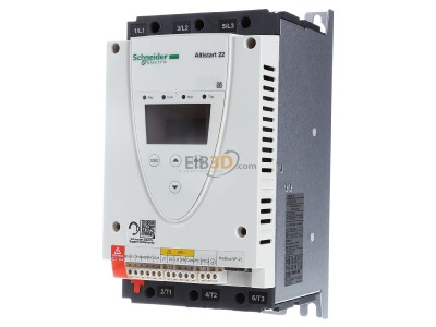 Frontansicht Schneider Electric ATS22D17Q Sanftanlasser 17A 3x208-440V 