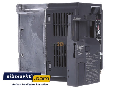 View on the left Mitsubishi Electric 234805 Frequency converter 380...480V 3,7kW
