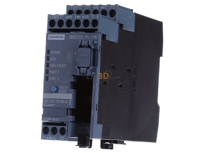 Front view Siemens 3UF7011-1AU00-0 Electronic motor control device 
