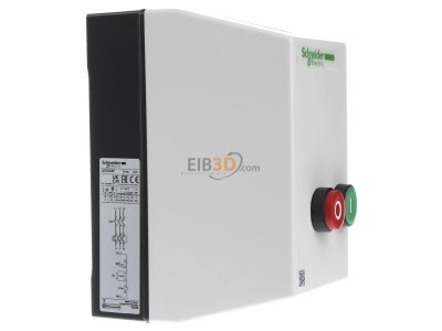 View on the left Schneider Electric LE1D25N7 Direct starter combination 11kW 

