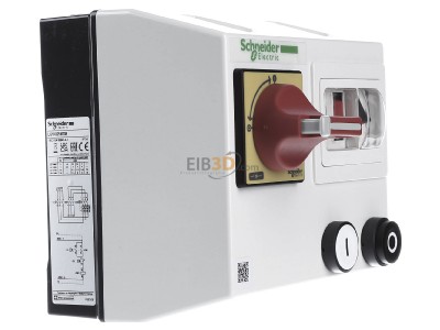 View on the left Schneider Electric LG1K065M708 Direct starter combination 1,5kW 
