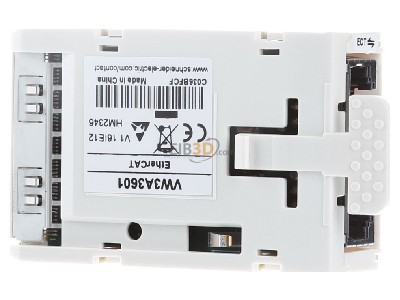 Ansicht links Schneider Electric VW3A3601 Kommunikationskarte Ethercat 2 x RJ45 