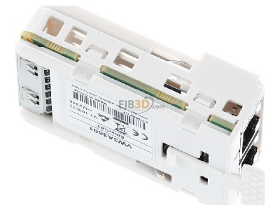 Ansicht oben links Schneider Electric VW3A3601 Kommunikationskarte Ethercat 2 x RJ45 