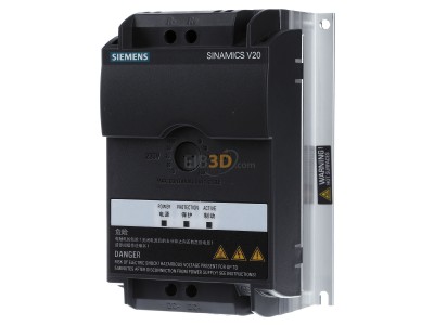 Front view Siemens 6SL3201-2AD20-8VA0 Braking unit for frequency controller 
