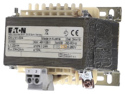 Frontansicht Eaton DX-LN1-024 Netzdrossel AC einphasig 