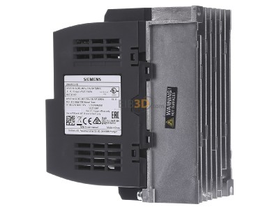 View on the right Siemens 6SL3210-5BB17-5BV1 Frequency converter 200...240V 0,75kW 
