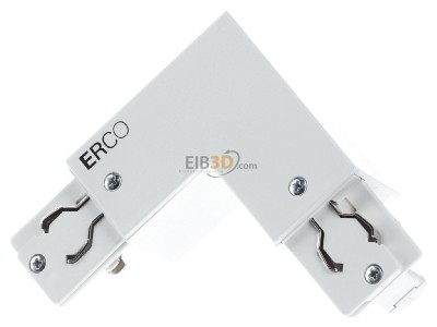 Front view Erco 79307.000 Coupler/connector L-shape for luminaires 
