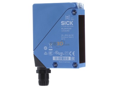 Ansicht links Sick WL34-R230 Reflexionslichtschranke 