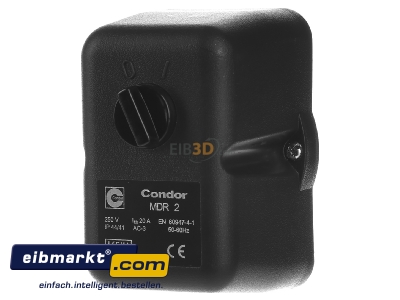 Front view Condor Pressure MDR2/11SLG-1/4+EA Pressure switch - 
