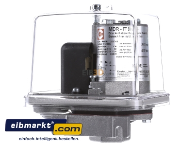 Front view Condor Pressure MDR-F 8H-S Pressure switch 0,2...7,5bar 
