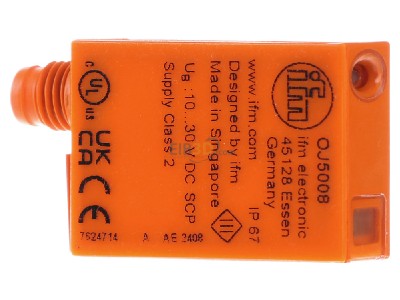 View on the left Ifm Electronic OJ5008 Transmitter light barrier 10000mm 
