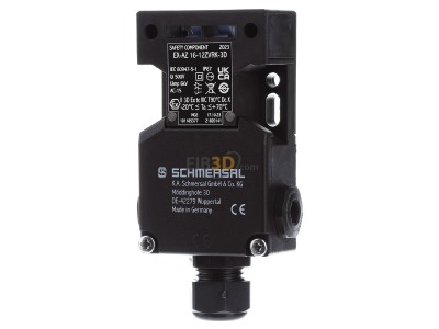 Front view Schmersal EX-AZ 16-12zvrk-3D End switch 
