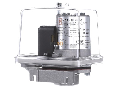 Ansicht hinten Condor Pressure MDR-F 16H-S Steuerdruckschalter 0,4-15 bar 