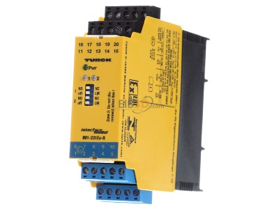 Front view Turck Im1-231EX-R NAMUR switching amplifier 
