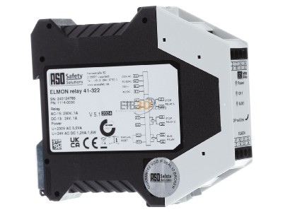 View on the left Omron ELMON-RAIL-41-322 Accessory for emergency cord switch 
