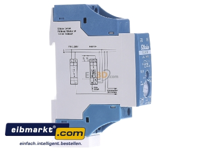 Ansicht links Eltako EUD12F Stromsto-Dimmschalter f.Feldfreischal.300W 