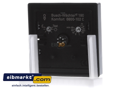 Back view Busch-Jaeger 6800-33-102C System motion sensor 180...0° aluminium
