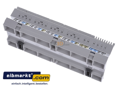 Ansicht oben hinten Somfy 1860081 Animeo IB+4AC Motor Contr. 230V, Hutschiene 