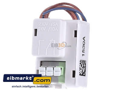 Front view ESYLUX ESYLUX PROTECTOR Schaltre. Relay module for smoke detector 
