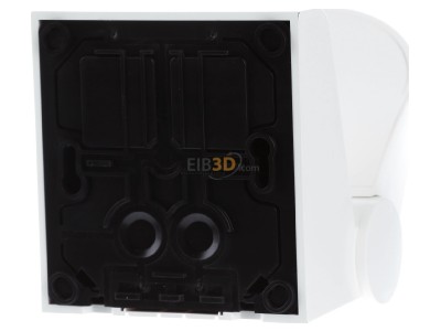 Back view Hager EE870 EIB, KNX motion sensor complete 220...360 white, 
